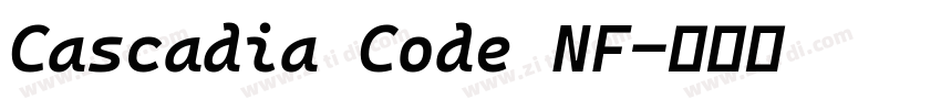 Cascadia Code NF字体转换